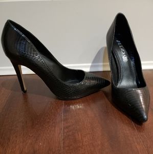Aldo Faux Snakeskin High Heels